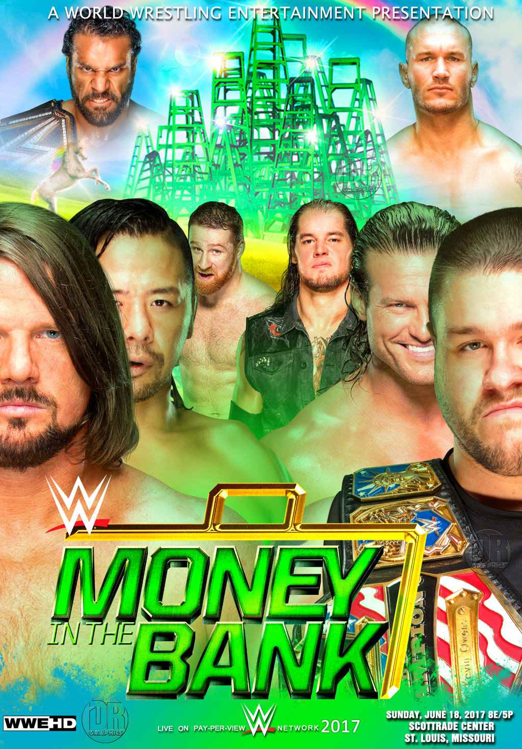 WWE Money in the Bank Sundays (18 June 2017) PPV HDTV Full Movie